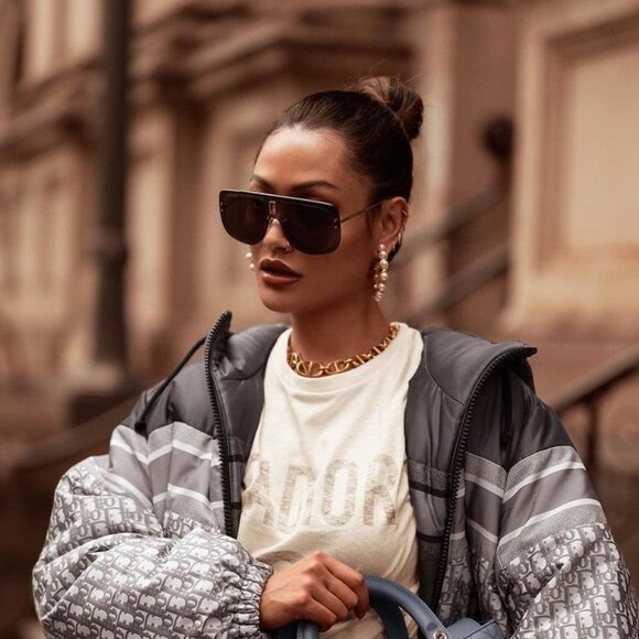 Final Price! Dior ULTRADIOR MU B0A0 Gold /Grey Sunglasses - Picture 3 of 11